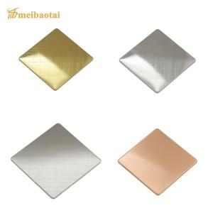 China 0.55mm Thickness Hairline Stainless Steel Sheet 1219x2438mm In Elevator Panels wholesale