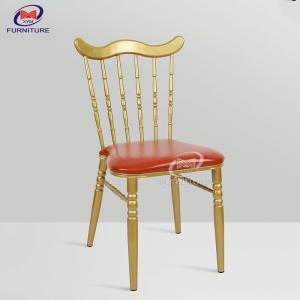 China Bulk Metal Napoleon Wedding Chiavari Chair Event Furniture With Fixed Cushion wholesale