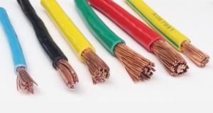 China BVR Single Strand Insulated Copper Wire 450/750V Oxygen Free Copper Cable wholesale