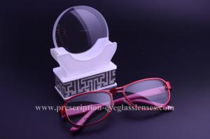 China 1.59 Polycarbonate Clear Flat Top Eyeglass Lenses Hard Coating 70MM Diameter wholesale