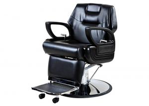 China Custom All Purpose Salon Barber Chair 38 Height For Man , Pu Leather Materials wholesale