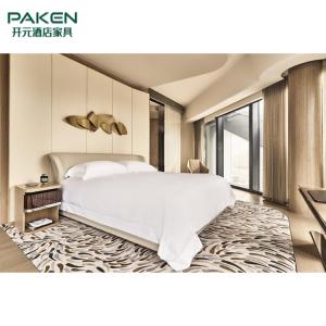 China Five Star Hotel Bedroom Furniture Sets Modern Design Irregular Shape With Art Decorations on sale