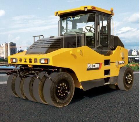 Quality Road Maintenance Machinery , XP163 Pneumatic Tire Road Roller , Operating Weight 11100kgs, 92KW for sale