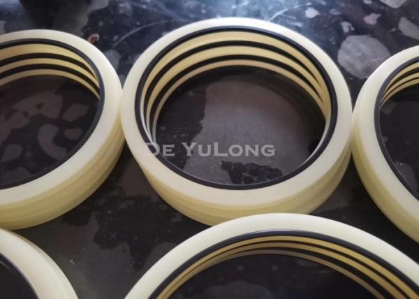 Quality NOK Type HBY Beige Color Hydraulic Cylinder Rod Seal Buffer Ring UV Resistance for sale