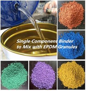 China Construction Crumb Rubber Polyurethane Binder Water Emulsion wholesale