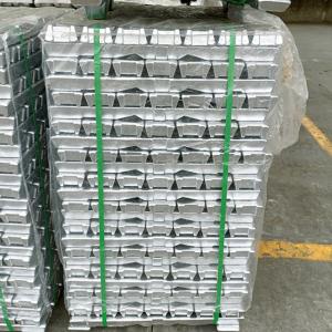 China A00 Aluminium Ingot 6063 Alloy Adc12 Metal Furnace A7 99.7% Silvery White on sale