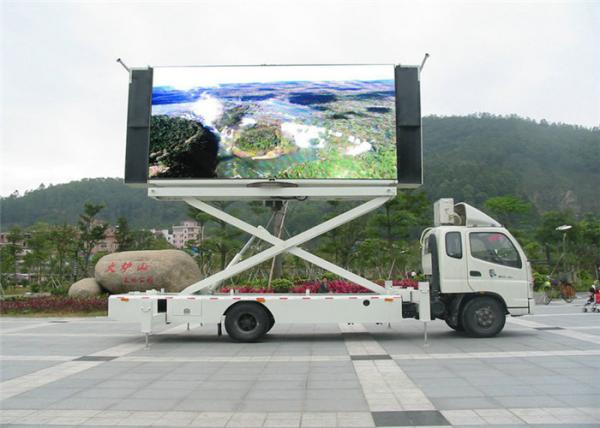 P8mm 256*128mm Truck Led Panel , 5500nits Mobile Led Signs For Rent