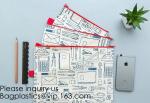 Fashion nylon oxford 600D zipper pencil stationery organizer bags,A4 Zipper Lock