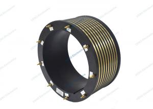 China Power Carbon Brush Electrical Slip Ring with Through Bore For Industry wholesale
