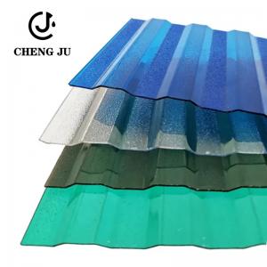 China Polycarbonate Translucent Roof Sheeting Customizable Fiber Resin Corrugated Sheet Tiles wholesale