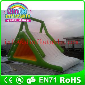 China Giant QinDa inflatable water slide for sea lake pool inflatable water pool slide wholesale