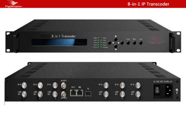 Quality DVB to IP transcoder;6 Tuner + 2A for sale