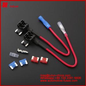 China ATS / Low Profile Mini/Micro2/Micro3 Fuse Holder Mini Low Profile Add-a-Circuit Fuse Tap Bullet Connector Adapter Micro Inline Fuse Holder wholesale