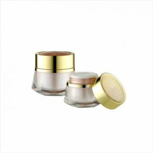 China 30g 50gLuxury Acrylic Brand Packaging Plastic Empty Face Body Cream Jar With Lid on sale