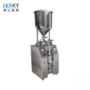 China Pneumatic 12ml Semi Automatic Paste Filling Machine For Gel Syringe wholesale