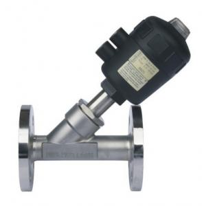 China Dn15-80 Pneumatic Flanged Angle Seat Valve CE/SGS/ISO9001 Specification on sale