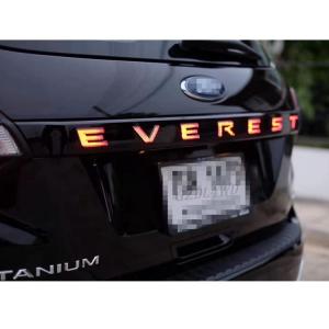 China ABS 4x4 Body Kits Black Rear Trunk Lid Cover Trim For  Everest 2015 Onwards wholesale