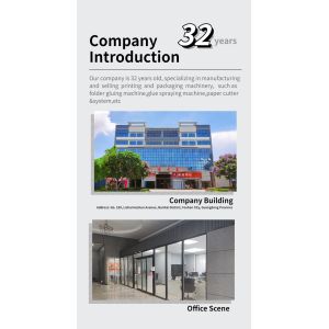 Paper Cold Glue Folder Gluing Machine with Optional Function and Easy-to- Auto