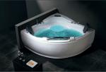Stand Spa Bathtubs Quadrant Shaped Bubble Jet Bathtub / Jacuzzi Tubs 150X150X78c