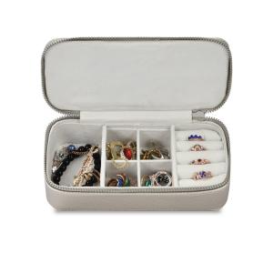 China Makeup Jewelry Storage Bags Box PU Leather Travel Portable 7x3.15x1.97 on sale