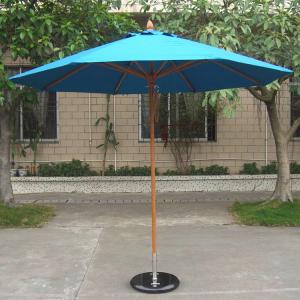 China Modern Outdoor Patio Umbrellas , Courtyard Outdoor Garden Parasol 2.7M wholesale
