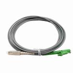E2000 To SC FC Armored Patch Cord Green Color E2000 Stainless steel Fiber Optic