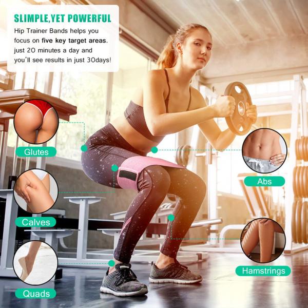 Hamstrings Workout Fabric Resistance Bands Booty 3 Unisex Boxing Trainer