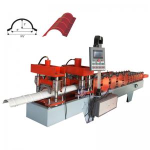 China 312mm Width Metal Roll Forming Machines Roof Ridge Cap Roll Forming Machine wholesale