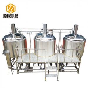 China Bright Color Stainless Steel 1000Lbeer Brewing Equipment , Micro Beer Brewery Equipment wholesale