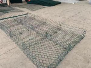 China 6X2X0.3M Galvanized Hexagonal Wire Mesh Gabion Mattress For River Wall Construction wholesale