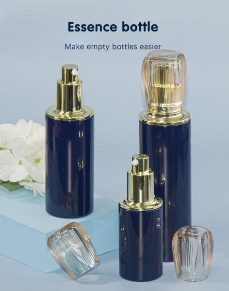 Luxury PETG Skincare Cosmetic Packaging Lotion Bottle 40ml 100ml 120ml 170ml