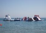 Crazy Adult Inflatable Water Parks For Lake , Beach , Ocean Heat - Resistance