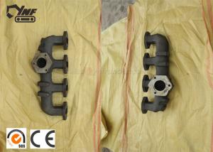 China Sivler Color 4D31 Diesel Engine Exhaust Manifold Cast Iron Material on sale