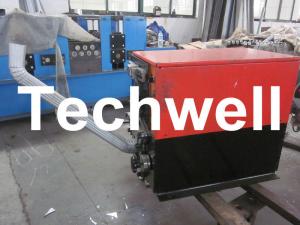 China Electric Mobile Elbow Making Machine , Downspout Roll Forming Machine for Downspout Elbow wholesale