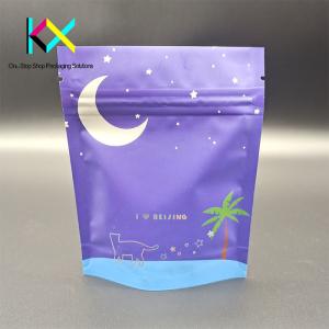 China Customizable Sealable Stand Up Plastic Bag Dry Food Nut Packaging Pouch 110um wholesale