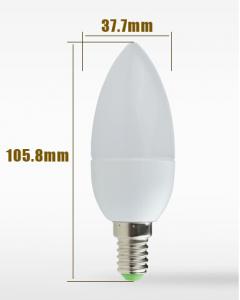 China 3W LED Plastic E14 Bulb Candle Light with SMD2835 chip Epistar wholesale