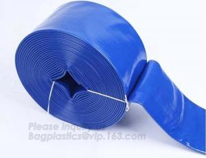 China General Purpose Reinforced PVC Lay-Flat Water Discharge Hose,For Use While Back-Washing Filters And Draining Pools on sale