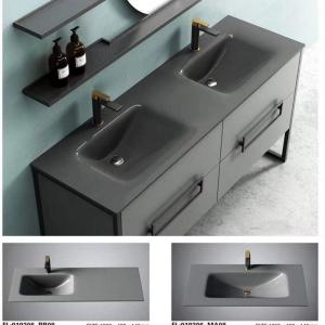 China Cabinet Tempered Glass Sink Funnel Shape Brass Drain Bathroom Vanity Countertop With Sink wholesale