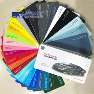 China OEM Multicolor Vinyl Car Wrap Sample Book Practical Lightweight wholesale