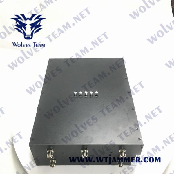 6 Bands Backpack Signal Jammer GSM 80 Watt Portable Signal Jammer For Army