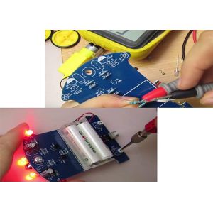 D2 - 1 Intelligent Arduino Car Robot , Yellow / Bule Arduino Robot Car Kit