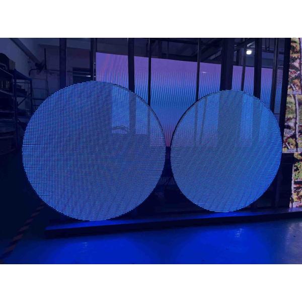 High Brightness 3840Hz Refresh Rate Circle LED Screen Rear Service