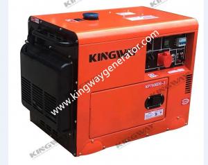 China Orange Color Portable Generator Silent Generator Set 8KVA 12Hp wholesale