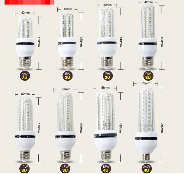dimmable 50W led high power corn light bulb lamp energy saving IP65 aluminum housing RGB