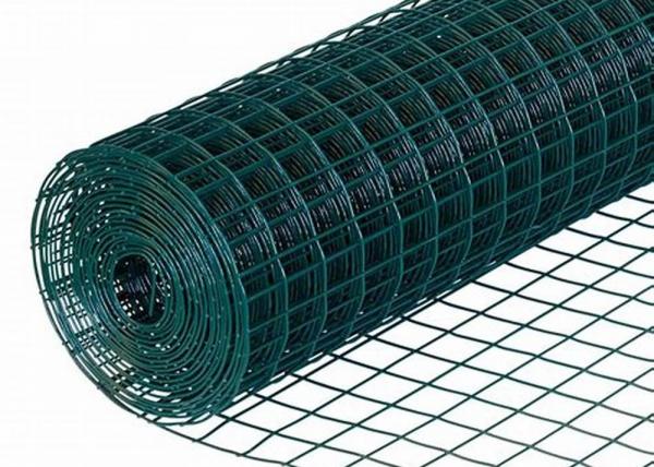 Quality Green PVC Coated 50mmx100mm 3ft Garden Welded Wire Mesh Netting for sale