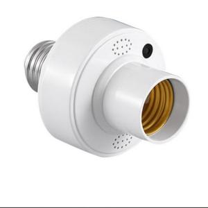 China Voice Control E27 Led Light Bulb Holder Screw Universal Switch Control Bulb Base wholesale