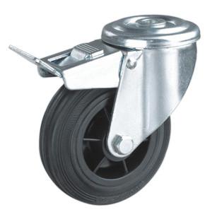 China Industrial caster wheels hollow king pin on sale