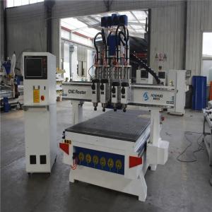 China Furniture Sculpture Wood Carving Router Machine , Woodworking CNC Machine 18KW wholesale