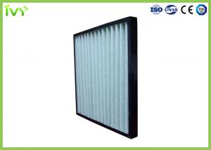 China Primary Pleated Pre Filter Synthetic Fiber G4 Air Filter With ABS Plastic Frame wholesale