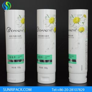 China 100ml Facial cleanser white cosmetic tube, 3.3oz plastic tube wholesale